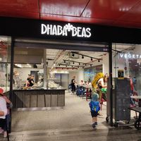 The restaurant has a seating at Dhaba Beas  in Prague