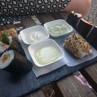 Try-out platter. at vVasabi in Leipzig