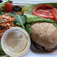 Portobello Burger at Nature's Kitchen Cafe in Yreka