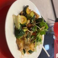 Veggie chow fun  at Go Vegan in Antioch