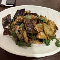 Fried eggplant  at XiaoQiao DaMei Vegetarian Cuisine (JLC Jinling Zhonghuan Branch) - 小乔大美·蔬食料理(JLC金陵中环店) in Nanjing