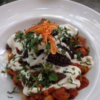 Black rice,chickpeas at Elle n' Belle in Zurich