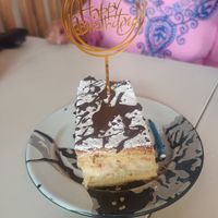 Pastel mil hojas at Bistro 54 in Mexico City