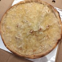 The Garlic pizza bread, replaced dairy cheese with vegan cheese. at Davardi's Pizza Bar in Worsley