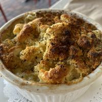 Cheesy Mac n Joi  at JOi Café in Westlake Village