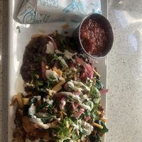 Breakfast scramble with corn tortillas   at JOi Café in Westlake Village