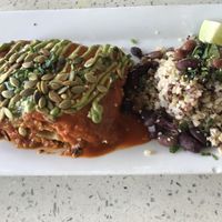 You MUST try the enchilada. So good at JOi Café in Westlake Village