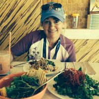 shiva bowl, hula kale salad, pad thai and R&R smoothie. and yes i ate all of it it was so good! at JOi Café in Westlake Village