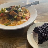 Kang Pa Nang with tofu  at Mungmee Vegan Thai in Beaverton