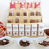 Sampling chocolates at Mama Ganache in San Luis Obispo