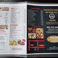 Menu  at Burlington Hakka & Momo Hub in Burlington
