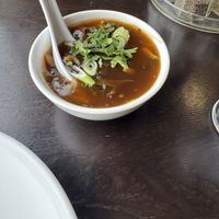 Lunch special - Hot and Sour Soup Vegan  at Burlington Hakka & Momo Hub in Burlington