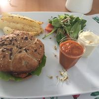 mmm, burgers at Rawmazing in Bucharest