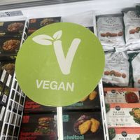 Vegan section at Kronan in Selfoss