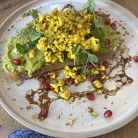 Tofu & Avo  at Cafe Tamra Northcote Road in London