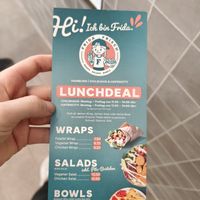 Lunchdeal at FRIDA FRISCH Chilehaus in Hamburg