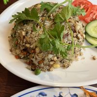 Chef’s fried rice with lotus seeds and shitakes mushrooms  at Luong-Loi Restaurant in Wheaton