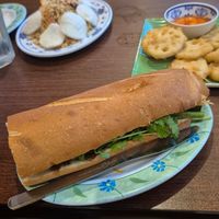 Chef's Bread Banh Mi at Luong-Loi Plant-based Restaurant in Wheaton