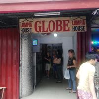 Store front at Globe Lumpia House in Metro Manila