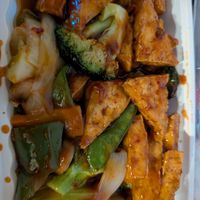 Szechuan Bean Curd at Golden China Restaurant in Sneads Ferry
