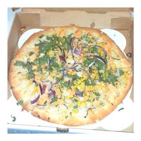 Vegon Elote Pizza at Picazzo's Organic Italian Kitchen in Tempe