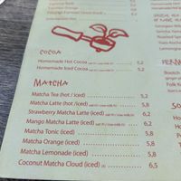 menu  at SALZI in Wien