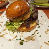 Veganer Burger at Caféhaus Maria in Greifswald