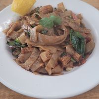 Vegan Pad See Ew at Libra Cafe Thai Restaurant in Perth