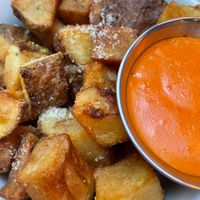Home fries  at MeeT on Main in Vancouver