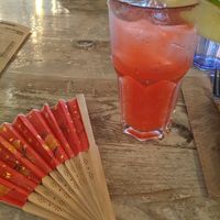 Hibiscus limeade at MeeT on Main in Vancouver