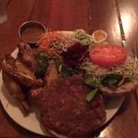 vegan burger! at MeeT on Main in Vancouver