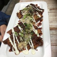 Okonomiyaki at MeeT on Main in Vancouver