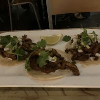 Steak tacos  at MeeT on Main in Vancouver