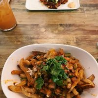 Vegan poutine  at MeeT on Main in Vancouver
