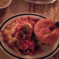 Chickun burger at MeeT on Main in Vancouver