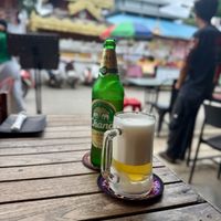 Chang with a view at Centrico Pai Mexican Restaurant in Pai