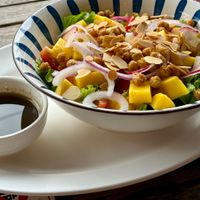 Chickpea salad at Centrico Pai Mexican Restaurant in Pai