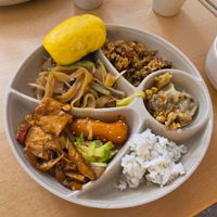 Many vegan options at Sumanxiang (素满香·Vegan食养自助)  in Shanghai