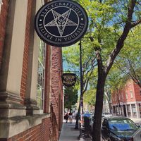 One door entrance and exit   at Blackcraft Coffee in Salem