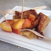 Apple strudel at Micro in Cisternino