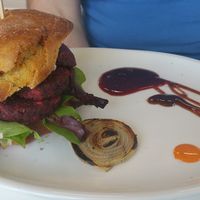 Vegan Black pudding  at Alpacaccinos Café in Isle Of Lewis