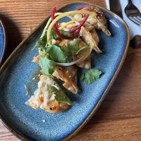 Vegetable goyzas very tasty!   at You Me & Umami (Lechlade) in Lechlade