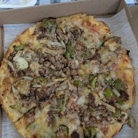 vegan Philly cheesesteak Pizza at Pepperoni Express in Shrewsbury