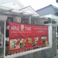 From the street at Mile Time in Quito