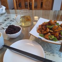 Example dish at JingLianZhai Vegetarian Restaurant in Beijing