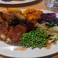 Chicken and mushroom pie at Karamel in North London