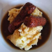 Sunday Bangers & Mash at Karamel in North London