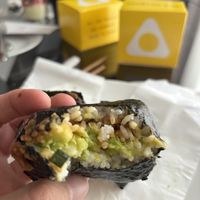 Lots of fillings   at OKA Onigiri in Berlin