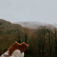 The gingerbread on a hike  at Grasmere Gingerbread in Grasmere