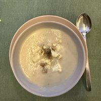 Mushroom Soup  at Sapato Verde in Lisbon